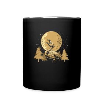 Flamingo Lune Hurlement - Mug uni - noir - Devant
