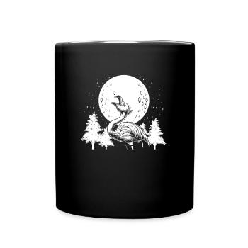 Flamingo Lune Hurlement - Mug uni - noir - Devant