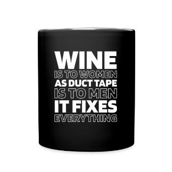 Schwarzer Humor Funny Quote Saying - Tasse einfarbig - Schwarz - Vorne