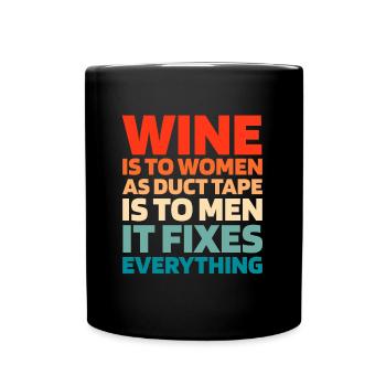 Schwarzer Humor Funny Quote Saying - Tasse einfarbig - Schwarz - Vorne