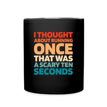 Schwarzer Humor Funny Quote Saying - Tasse einfarbig - Schwarz - Vorne