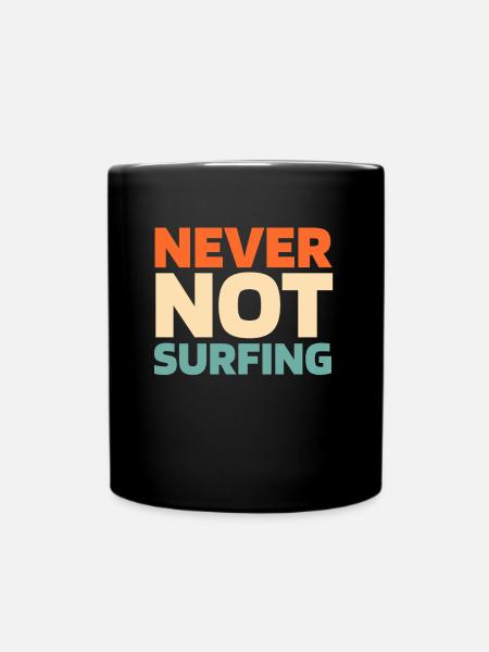 Windsurfen Windsurfer - Tasse einfarbig - Schwarz