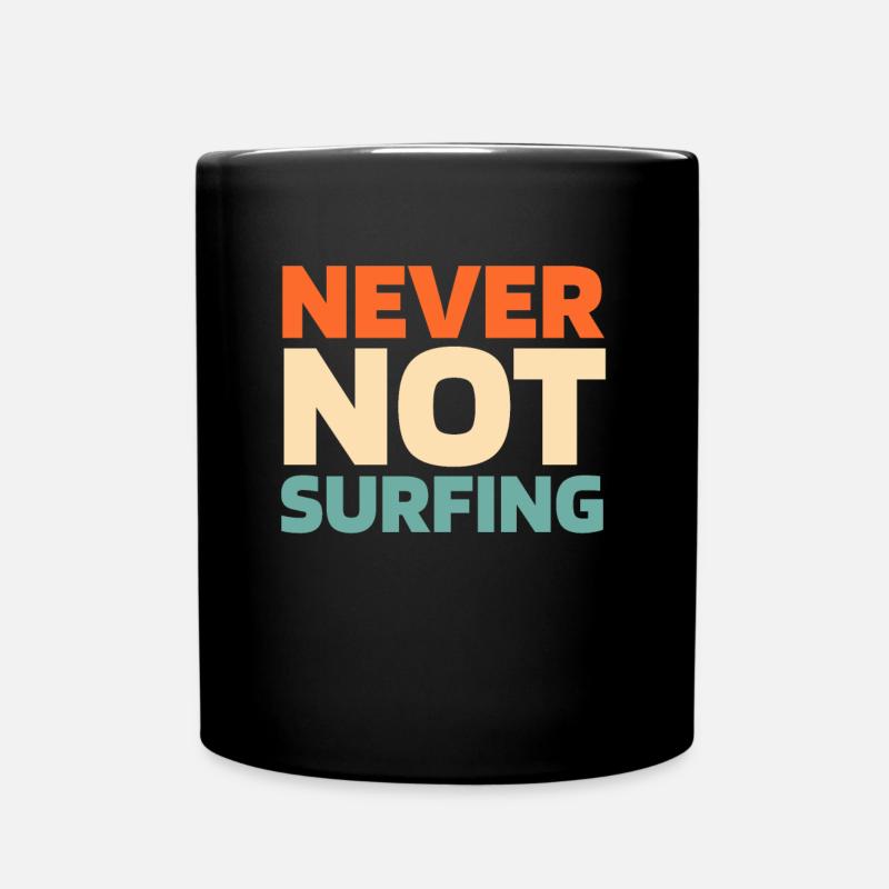 Windsurfen Windsurfer - Tasse einfarbig - Schwarz