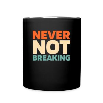 Breakdance Breakdancer Breakdancing - Tasse einfarbig - Schwarz - Vorne