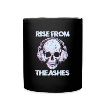 Techno Raver Skull - Full Colour Mug - black - Front