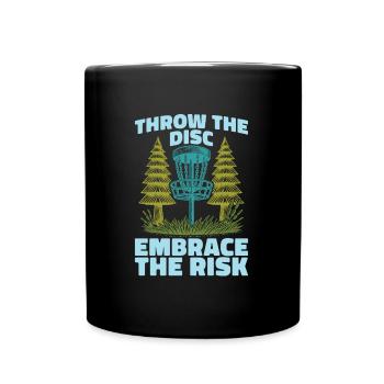 Frisbee Golf Disc Golf - Full Colour Mug - black - Front