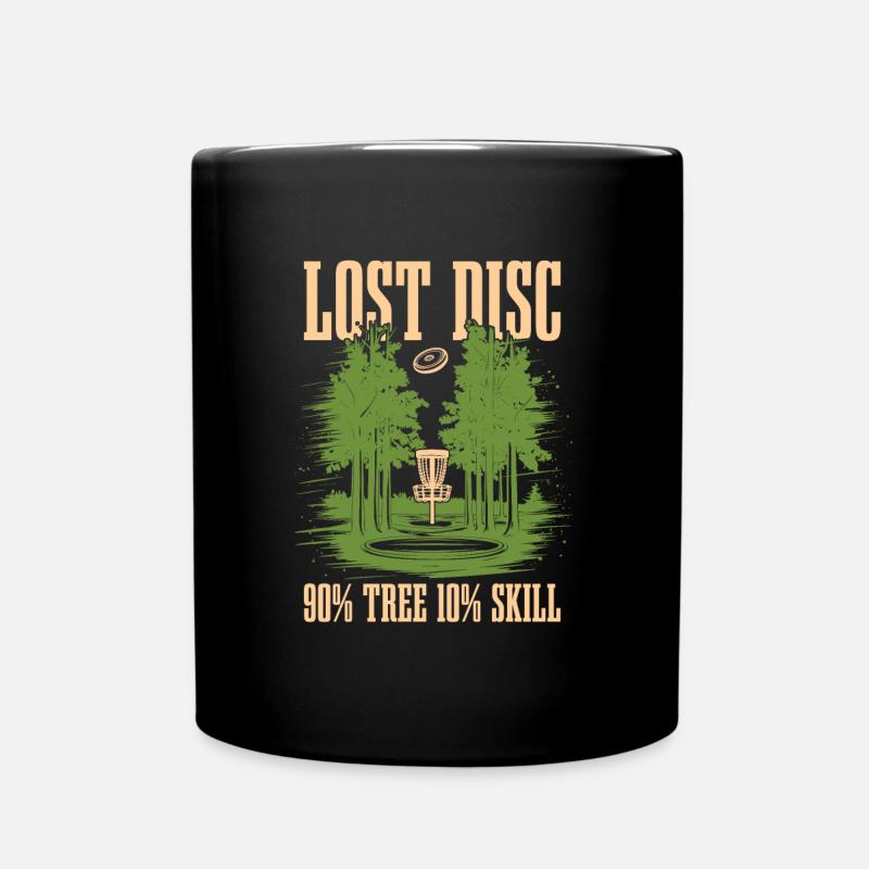 Frisbee Golf Disc Golf Tree - Tasse einfarbig - Schwarz