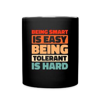 Schwarzer Humor Funny Quote Saying - Tasse einfarbig - Schwarz - Vorne