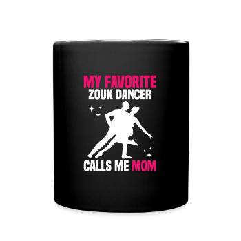 Zouk - Danse avec un danseur de Zouk par Zouk Teacher - Mug uni - noir - Devant