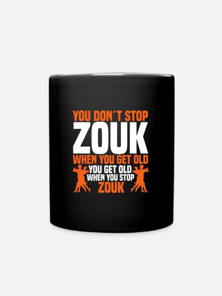 Zouk - Lehrer Brasilianischer Tanzkurs - Tasse einfarbig - Schwarz