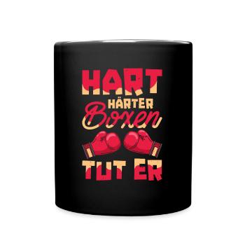 Boxen Boxer - Tasse einfarbig - Schwarz - Vorne