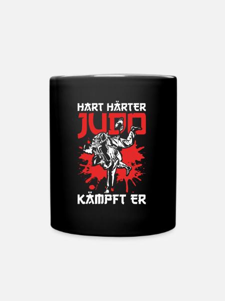 Judoka - Tasse einfarbig - Schwarz