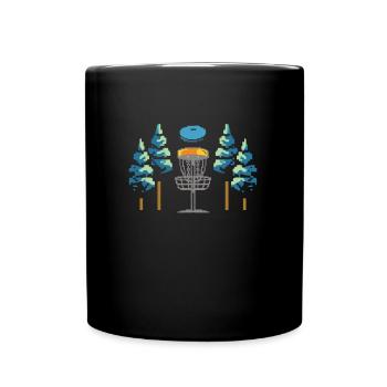 Frisbee Golf Disc Golf 8 Bit - Mug uni - noir - Devant