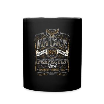 50e anniversaire 50 ans Né 1975 Homme Femme - Mug uni - noir - Devant