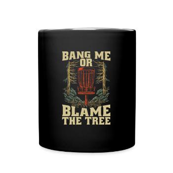 Frisbee Golf Disc Golf - Tasse einfarbig - Schwarz - Vorne