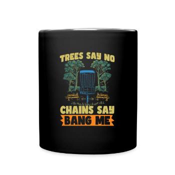 Frisbee Golf Disc Golf - Full Colour Mug - black - Front