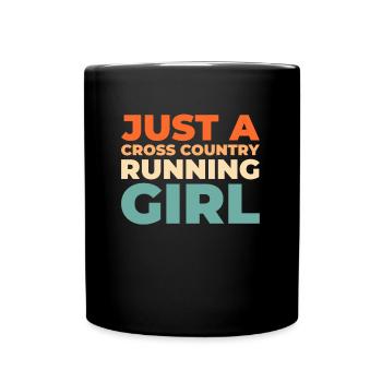 Xc Runner Course de cross-country - Mug uni - noir - Devant