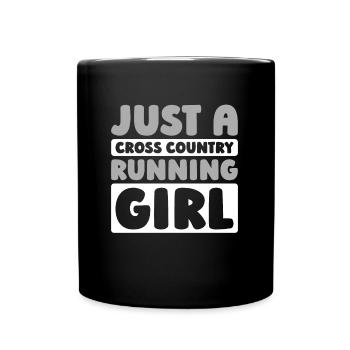 Xc Runner Course de cross-country - Mug uni - noir - Devant