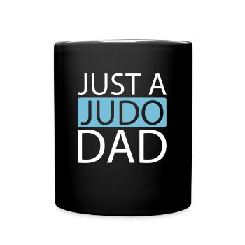 Judoka Just A Judo Dad - Full Colour Mug - black - Front