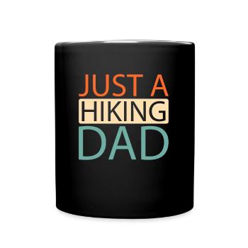 Wandern Wanderer Juste un papa randonneur - Mug uni - noir - Devant