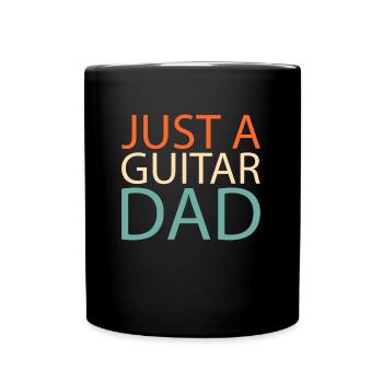 Guitare acoustique Juste une guitare papa - Mug uni - noir - Devant