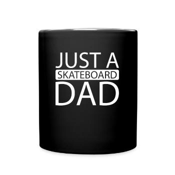 Skateur de skateboard Juste un papa de skateboard - Mug uni - noir - Devant