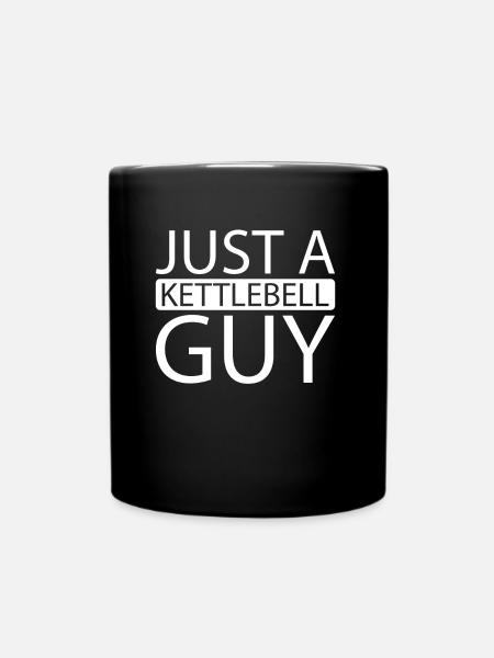 Kettlebell juste un gars de kettlebell - Mug uni - noir
