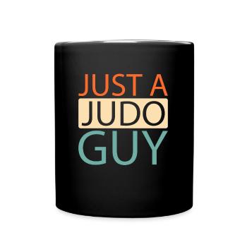 Judoka Just A Judo Guy - Full Colour Mug - black - Front