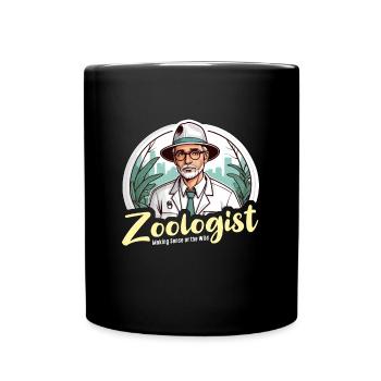 Zoologist Making Sense Of The Wild Animal Lover - Full Colour Mug - black - Front