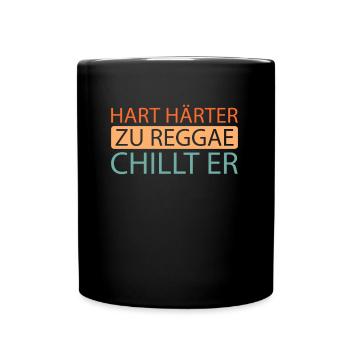 Reggae - Tasse einfarbig - Schwarz - Vorne