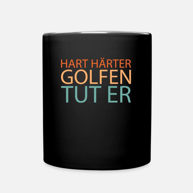 Golf Golfeur Golf - Mug uni - noir