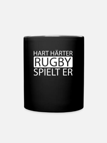 Rugby - Tasse einfarbig - Schwarz