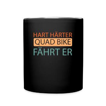 Quad Bike - Tasse einfarbig - Schwarz - Vorne