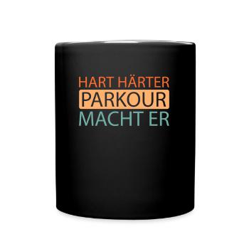 Parkour - Mug uni - noir - Devant
