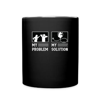 Médecine vétérinaire Mon problème Mon pictogramme Papa - Mug uni - noir - Devant