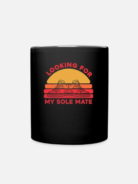 Sneakers - Tasse einfarbig - Schwarz