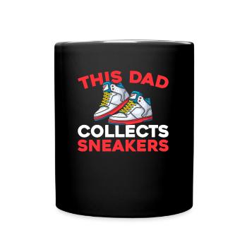 Sneakers Vater Sneaker Dad - Tasse einfarbig - Schwarz - Vorne