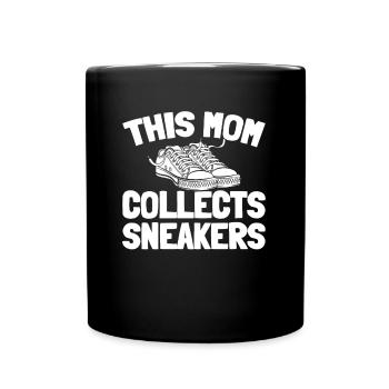 Sneakers Mutter Sneaker Mom - Tasse einfarbig - Schwarz - Vorne