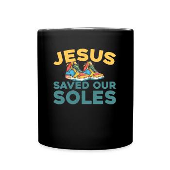 Sneakers Christian - Tasse einfarbig - Schwarz - Vorne