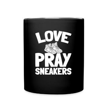 Sneakers Christian - Tasse einfarbig - Schwarz - Vorne