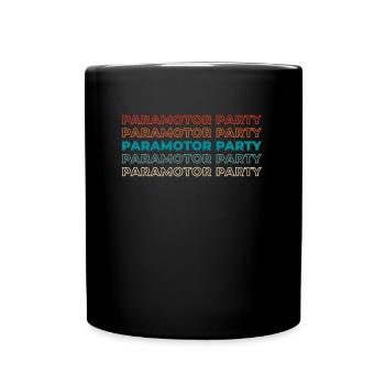 Paramotor paragliding - Full Colour Mug - black - Front