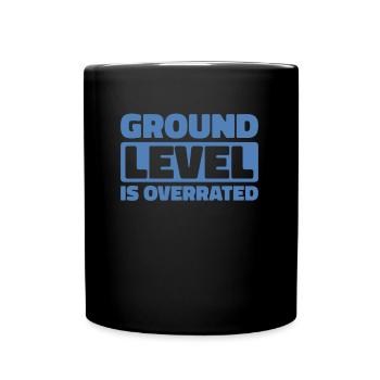 Paramotor paragliding - Full Colour Mug - black - Front