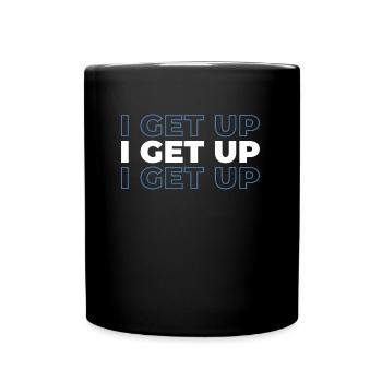 Paramotor paragliding - Full Colour Mug - black - Front