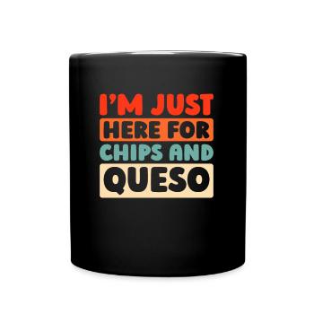 Fromager Fromager Chez Juste Ici Pour Chips Et Queso - Mug uni - noir - Devant