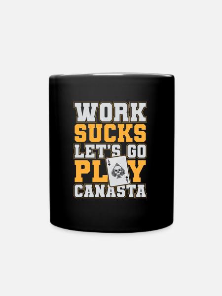 Canasta - Tasse einfarbig - Schwarz