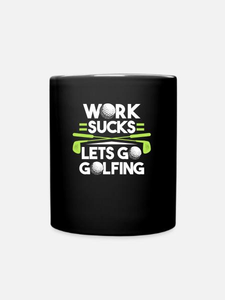 Golf Golfeur Golf - Mug uni - noir