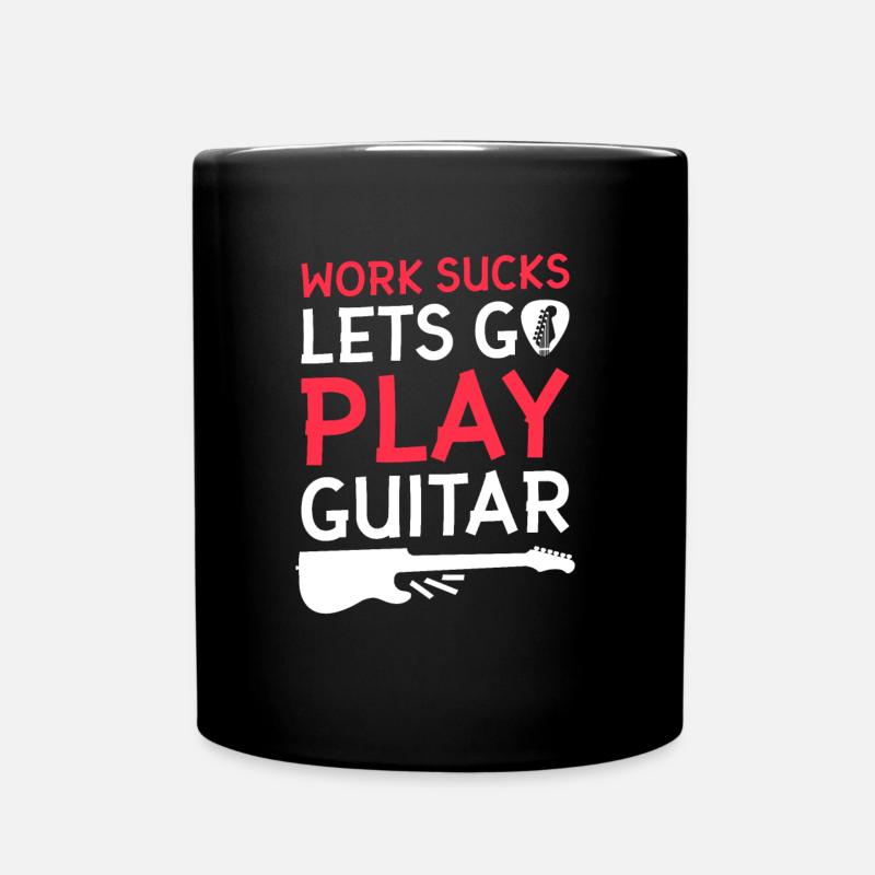 Guitare électrique Guitare électrique - Mug uni - noir