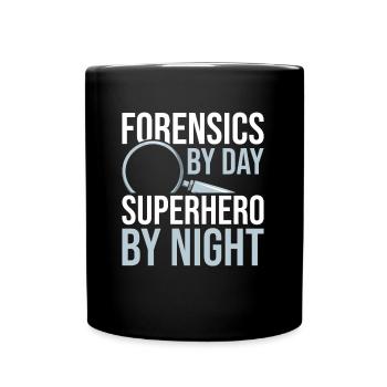 Experts médico-légaux - Mug uni - noir - Devant