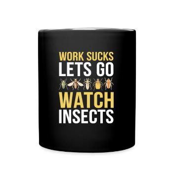 Entomologie Entomologiste Insecte - Mug uni - noir - Devant
