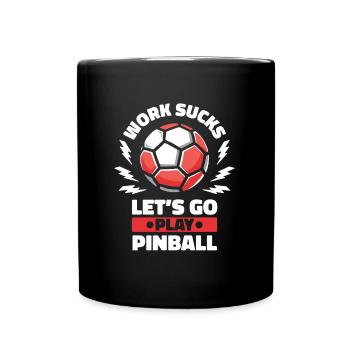 Handball Handballer - Tasse einfarbig - Schwarz - Vorne